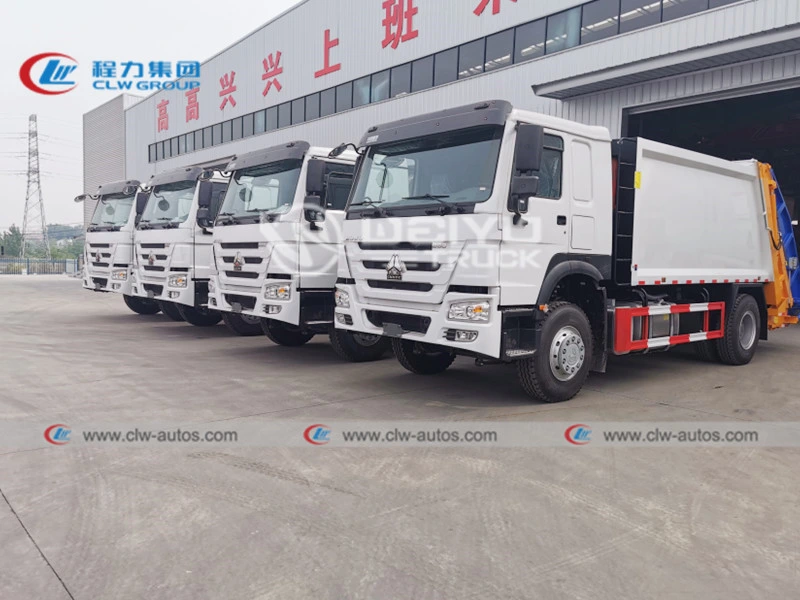 Sinotruk HOWO 4X2 290HP Rhd 14cbm 10tons Waste Refuse Collection Garbage Compactor Truck