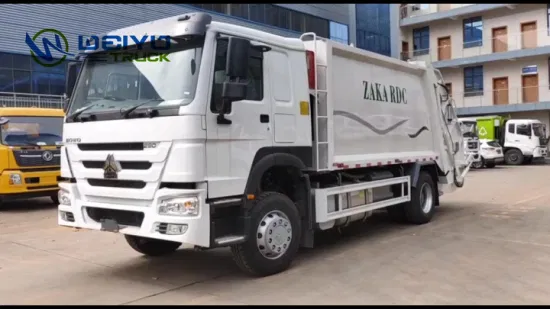 Sinotruk HOWO 4X2 290HP Rhd 14cbm 10tons 폐기물 쓰레기 수거 쓰레기 압축기 트럭