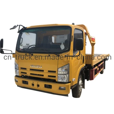 Isuzu 4ton 5ton 평상형 트레일러 Wrekcer 트럭 견인 트럭 몸 견인 트럭 침대