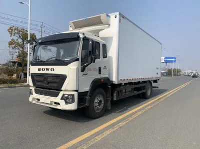 HOWO Sinotruk 4× 2 220HP 공장 직매 냉동고 냉장 캐리어 45